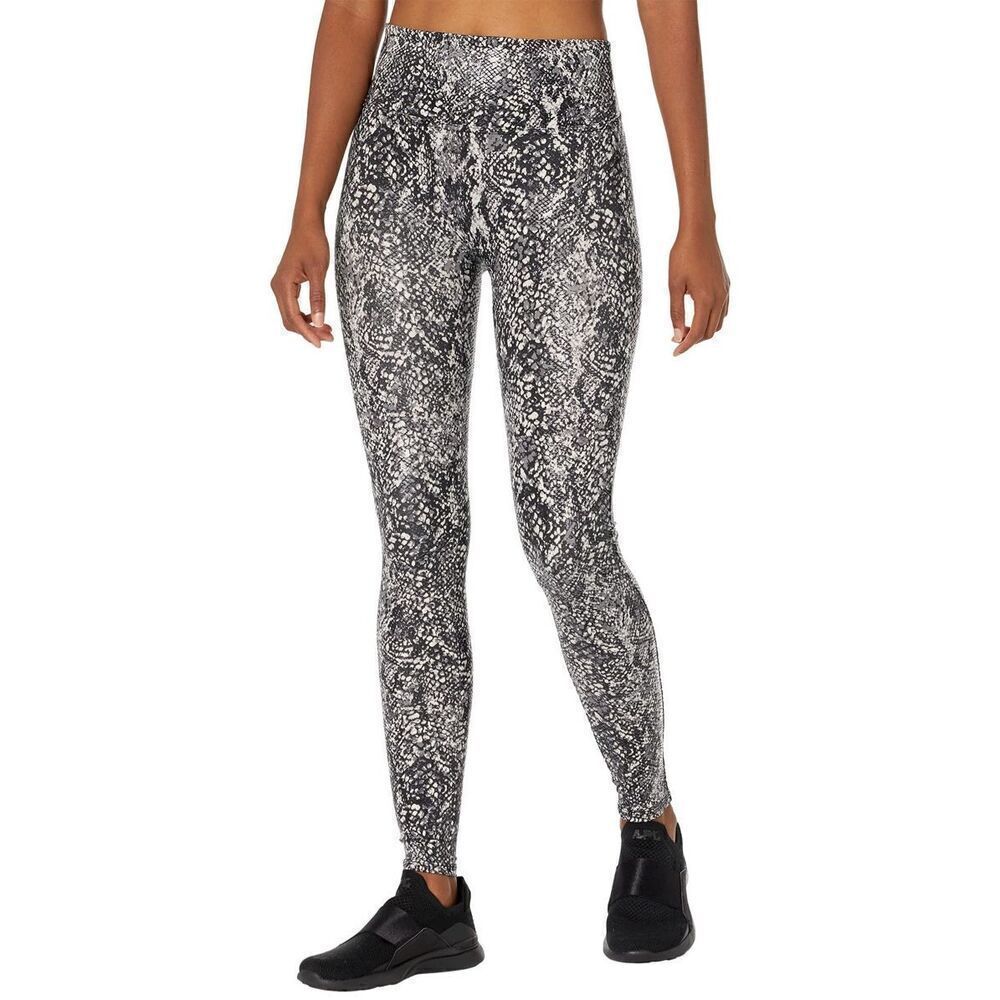 Womens Spanx Faux Leather Snake Shine Leggings